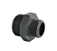 Mamelon PVC pression mâle 33x42 réduit mâle 26x34