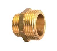 Mamelon réduit double mâle 26/34X20/27 laiton - - D05004B