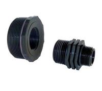 Mamelon réduit fileté en polypropylène 2" x 3/4" - 2 pièces - CEMO - 8406