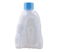 MaMeMi Bouteille d'eau bénite en plastique pour le stockage de l'eau bénite [11 x 7 x 2,5 cm, capacité 95 ml] Motif Madonna Lourdes dans Grotte