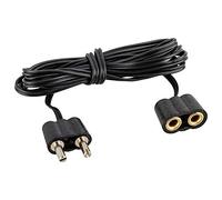 MaMeMi Câble de Rallonge pour Éclairage de Crèche - 1 mètre avec Fiche - Accessoire Haute Qualité pour Crèches de Noël, Maquettes & Paysages Miniatures