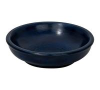 MaMeMi Coupelle à Encens en Stéatite Bleue Ø 10 cm - Bol à Encens Rond et Résistant au Feu - Peint Main - pour Charbon, Sable, Résines et Herbes