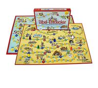 MaMeMi - Jeu de société Biblique pour Enfants 7+ | 2-6 Joueurs | 2 Plateaux, 6 pions Bois, 47 scènes | Découverte ludique de l’Ancien et Nouveau Testament