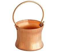 MaMeMi Pot en cuivre pour feu de camp [env. 2 x 3 cm] Accessoire de crèche pour crèche de Noël