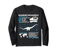 Mamenchisaurus Fiche d'information Crâne fossile Manche Longue
