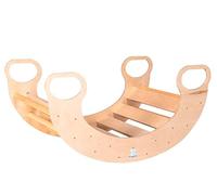 Mami Kids Rainbow Rocker, jeu éducatif Montessori, idée cadeau d'anniversaire pour enfant, balançoires avec toboggan d'escalade
