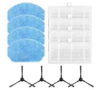 Mamibot ProVac Kit de pièces de rechange avec 4 brosses latérales, 4 et 4 serpillères pour robot aspirateur (C)