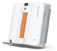 Mamibot W120-DP Robot Nettoyeur de Vitres, Aspiration 3200 Pa, 10 Modes de Nettoyage, Jet d’Eau à 4 Buses, Détection Intelligente des Bords, Télécommande et Application blanc-gris