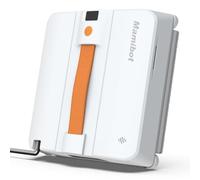 Mamibot W120-DP Robot Nettoyeur de Vitres, Aspiration 7000Pa, 10 Modes de Nettoyage, Jet d’Eau à 4 Buses, Détection Intelligente des Bords, Télécommande et Application (Orange)