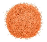 Mamiddle 100g Papier Déchiqueté Raffia Remplissage Cadeaux Écologique pour Paniers, Boîtes Cadeaux et Décoration de Fête (Orange)