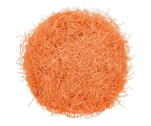 Mamiddle 100g Papier Déchiqueté Raffia Remplissage Cadeaux Écologique pour Paniers, Boîtes Cadeaux et Décoration de Fête (Orange)