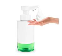 Mamiddle Distributeur de Savon Automatique avec Capteur Infrarouge - Distributeur Électrique Étanche IPX5, Recharge USB-C pour Cuisine et Salle de Bain (Type de Mousse - Acrylique Blanc)