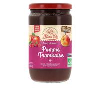 MAMIE BIO-Compote bio pommes framboises sans sucres ajoutés - 680 g