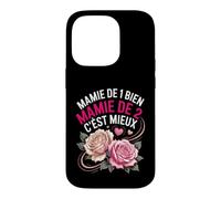 Mamie De 1 Bien Mamie De 2 Cest Mieux Coque pour iPhone 14 Pro