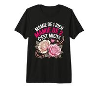 Mamie De 1 Bien Mamie De 2 Cest Mieux T-Shirt Haut de Gamme