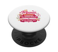 Mamie Docteur des Petits bobos et Gros chagrins - Humour PopSockets PopGrip Adhésif