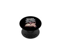 Mamie Lectrice Elle Lit Tout Même Entre Les Lignes PopSockets PopGrip Adhésif