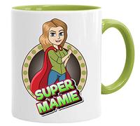 Mamie Mug/Tasse - Super Mamie - Tasse Originale/Cadeau Anniversaire/Fête des Pâques/Céramique 350 ML/Idée Cadeau Original