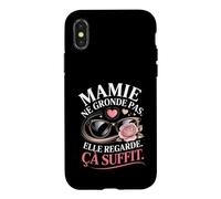 Mamie Ne Gronde Pas Elle Regarde Ça Suffit Coque pour iPhone X/XS