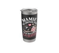Mamie Ne Gronde Pas Elle Regarde Ça Suffit Gobelet isotherme en acier inoxydable double paroi
