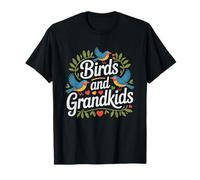 Mamie Ornithologue Qui Observe Les Oiseaux Grand Mère Oiseau T-Shirt