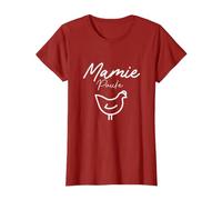 Mamie Poule Message Amour Grand Mere Fete T-Shirt
