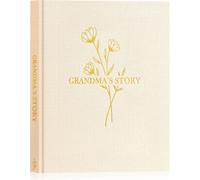 Mamie Raconte Moi Ton Histoire,Grand-Mère Livre D'histoire De La Vie Avec 260+ Questions,Journal Intime Mémé Grandma Life Story Souvenirs,Fête Des Mères Anniversaire Cadeau,Beige,Anglais