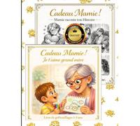 Mamie raconte ton histoire cadeau grand-mère Livre de gribouillages 1 2 3 ans par ton petit-fils GRAND FORMAT: Je t'aime