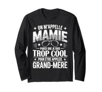 Mamie Theme Fete Grands-Meres Citation On m'appelle Mamie Manche Longue