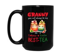 Mamie, Tu Seras Toujours Ma Meilleure Amie ! Tasse À Café Céramique Mug Durable Tasse À Thé Idée Cadeau Pour Bureau Collègue Anniversaire 330ml