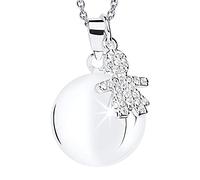 MAMIJUX Appelle anges fille maman idée cadeau grossesse collier femme rappel des anges chaîne acier