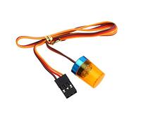 MAMJENNI AX-510BL Voiture de police RC multifonction ultra lumineuse LED avec mode de rotation rapide et longue durée (jaune)