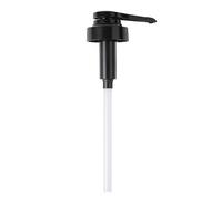 MAMJENNI Bouteille de sauce aux huîtres de type presse pour diverses cuisines, buse facile à presser, matériau ABS durable, tête de pompe à contrôle précis, design permettant (Noire)