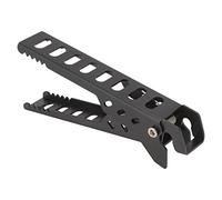 MAMJENNI Clip pour poêle chaude, poignée antidérapante, poignée creuse pour réduction de la chaleur, matériau en alliage d'aluminium, pour cuisine, camping, barbecue (Noire)