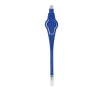 MAMJENNI Crayon de golf avec gomme, porte-stylo en plastique, mine 2H pour une écriture claire, capuchon extractible, prise durable et confortable pour la tenue des scores (Bleue)