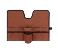 MAMJENNI Ensemble de cocktail en toile, sac de transport, sangle de rouleau pliable portable, sac professionnel pour barman, mixologie, camping en plein air, marron, Décontracté