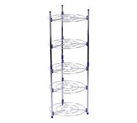 MAMJENNI Étagère de rangement en fil métallique durable à 5 niveaux pour poêles, casseroles