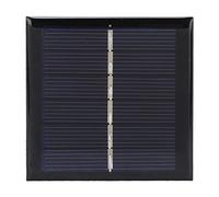 MAMJENNI Panneau solaire, matériau en polysilicium, 0,6 W 3 V, pour appareils à faible consommation, module portable pour lampes solaires et systèmes de jardin