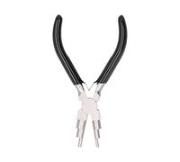 MAMJENNI Pince à bijoux, coupe-fil 6 en 1, outil de pliage multifonction, design ergonomique, kit de fabrication de bijoux compact et portable pour artistes et amateurs