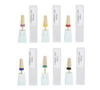 MAMJENNI pour enlever le vernis gel, lot de 6 forets à ongles, outils de polissage efficaces, de coupe, de lissage, pour manucure professionnelle et domestique