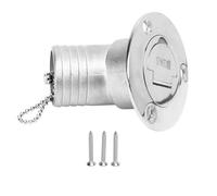 MAMJENNI Remplisseur de pont pour bateaux, 38 mm en acier inoxydable 316 de qualité marine, capuchon sans clé avec lettres de marquage, installation facile pour yachts et navires (GAZ)