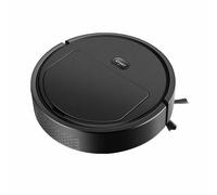 MAMJENNI Robot Nettoyeur Noir Haute Performance, aspirateur et Laveur de sols, Navigation Intelligente, Programmation horaire, idéal pour la Maison