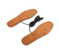 MAMJENNI Semelles chauffantes pour femmes et hommes, alimentées par USB, technologie de micropuce chaude, confort toute la journée, surface résistante à l'eau, guide des tailles (Femelle)