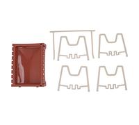 MAMJENNI Support de Couvercle de Pot en PP Durable, Gain de Place, Base antidérapante Stable, Large Application, Organisateur de Planche à découper (Une)