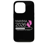 Mamma 2026 Loading Annuncio Gravidanza Bimba Femmina Coque pour iPhone 13 Pro