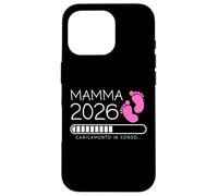 Mamma 2026 Loading Annuncio Gravidanza Bimba Femmina Coque pour iPhone 16 Pro