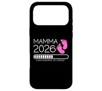 Mamma 2026 Loading Annuncio Gravidanza Bimba Femmina Coque pour iPhone 17 Pro Max