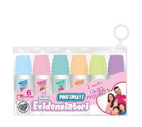 Mamma Giulia Figlia Chiara Surligneurs parfumés pour enfants, 6 couleurs