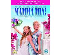 Mamma Mia – DVD – Édition 10e anniversaire (2 DVD, disque bonus, Édition Royaume‑Uni, Import)