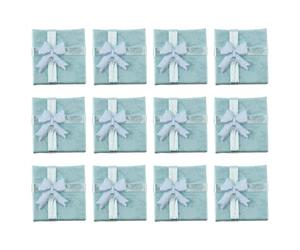 mammals 12Pcs BlueJewelry Ring Boucles d'oreilles Bangle Gift Boxes Cutely Small Gift Box